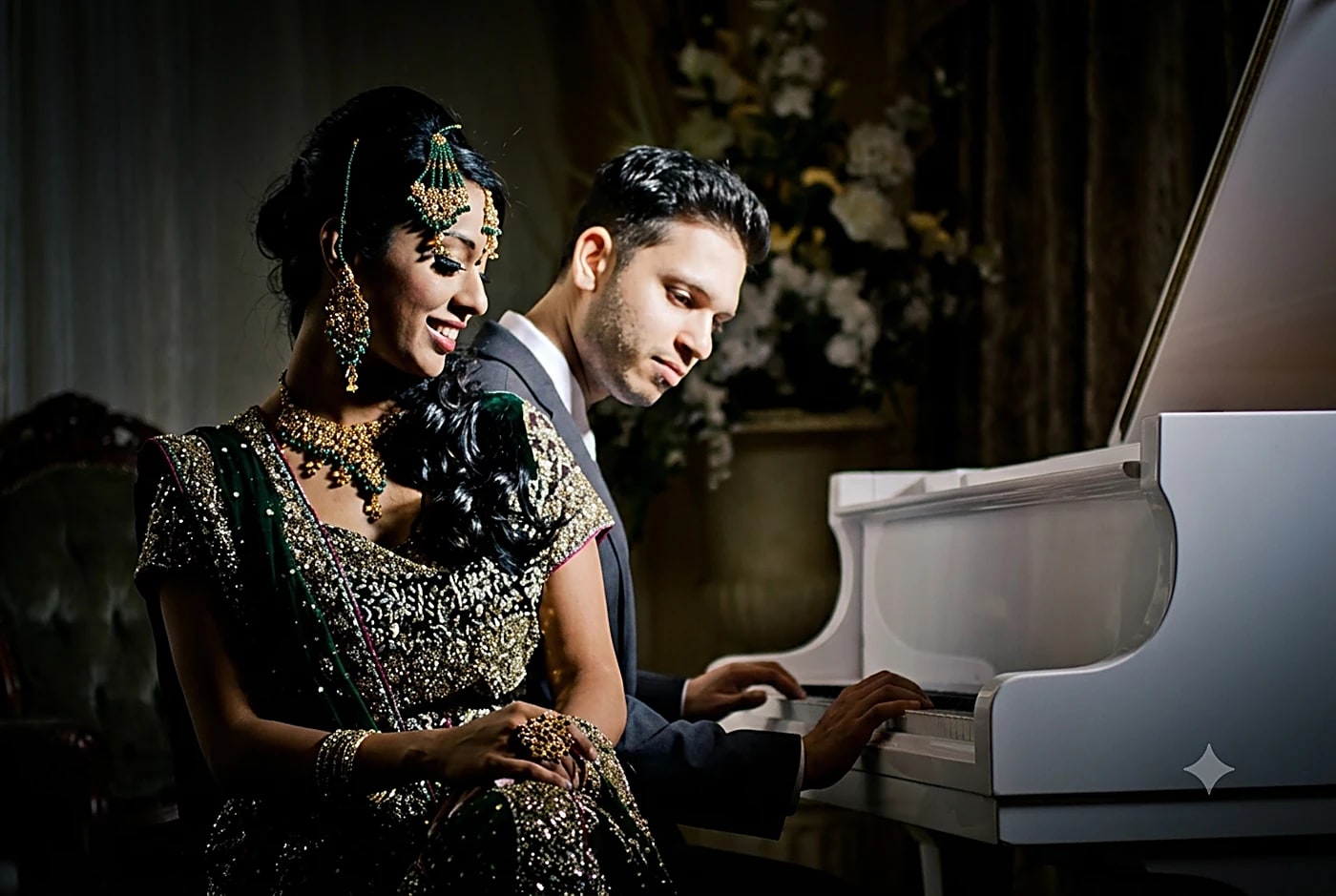 Wedding photography in Dubai by Evered Studios — elegant cinematic frame