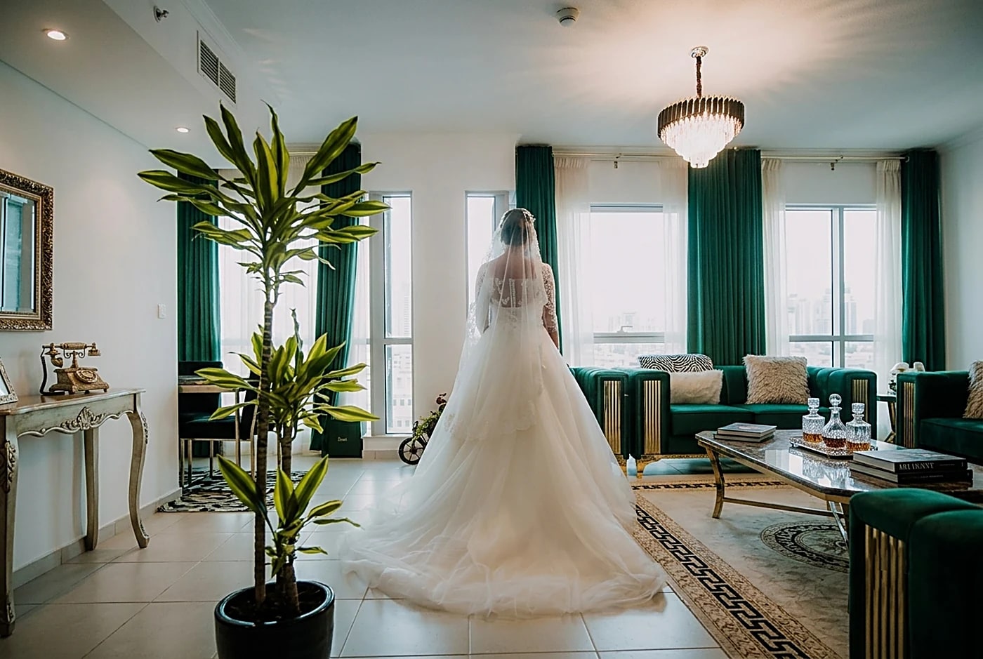 Wedding photography in Dubai by Evered Studios — elegant cinematic frame