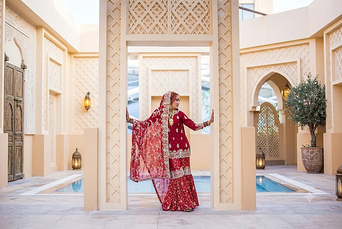 Wedding photography in Dubai by Evered Studios — elegant cinematic frame