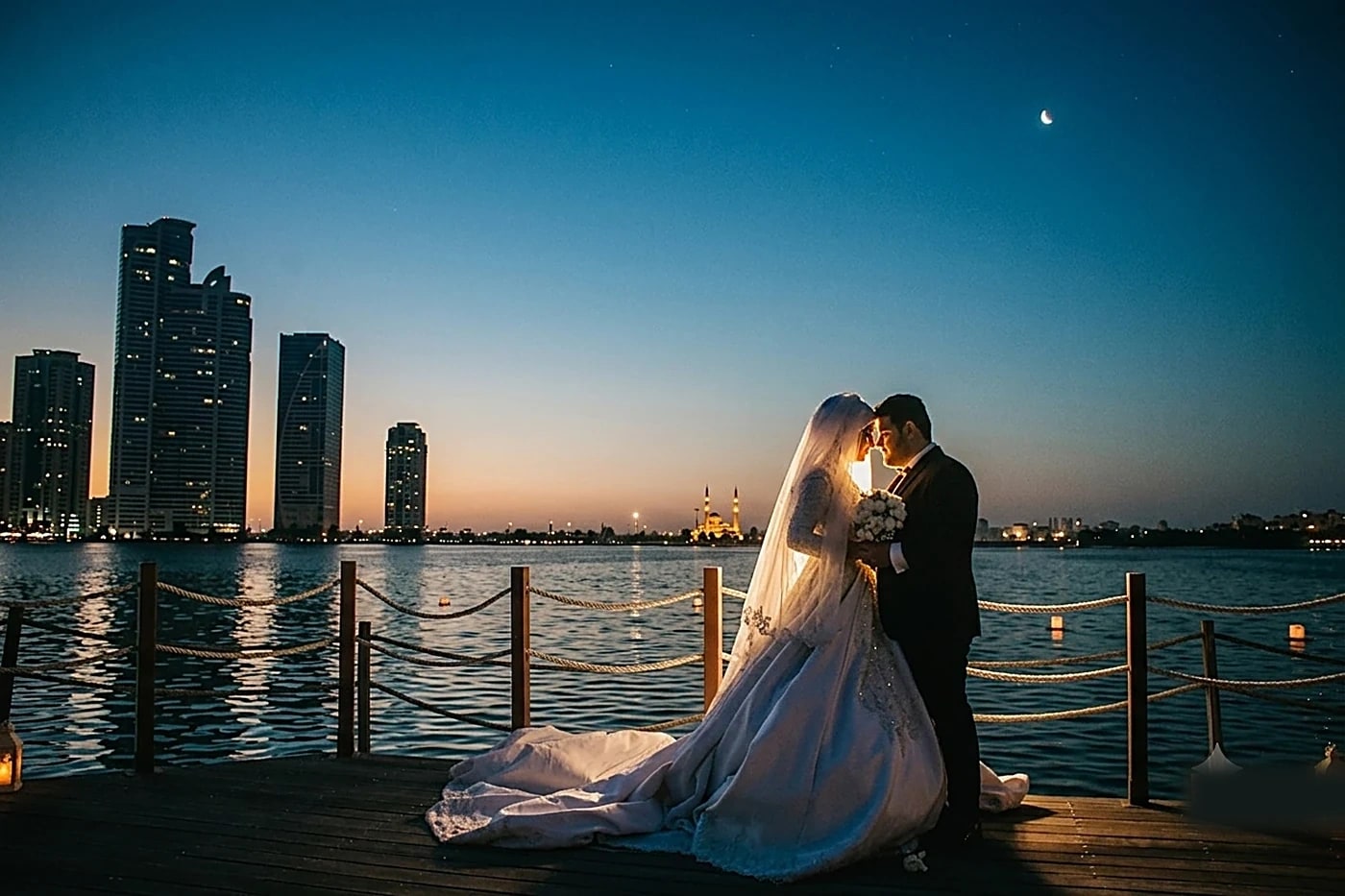 Wedding photography in Dubai by Evered Studios — elegant cinematic frame