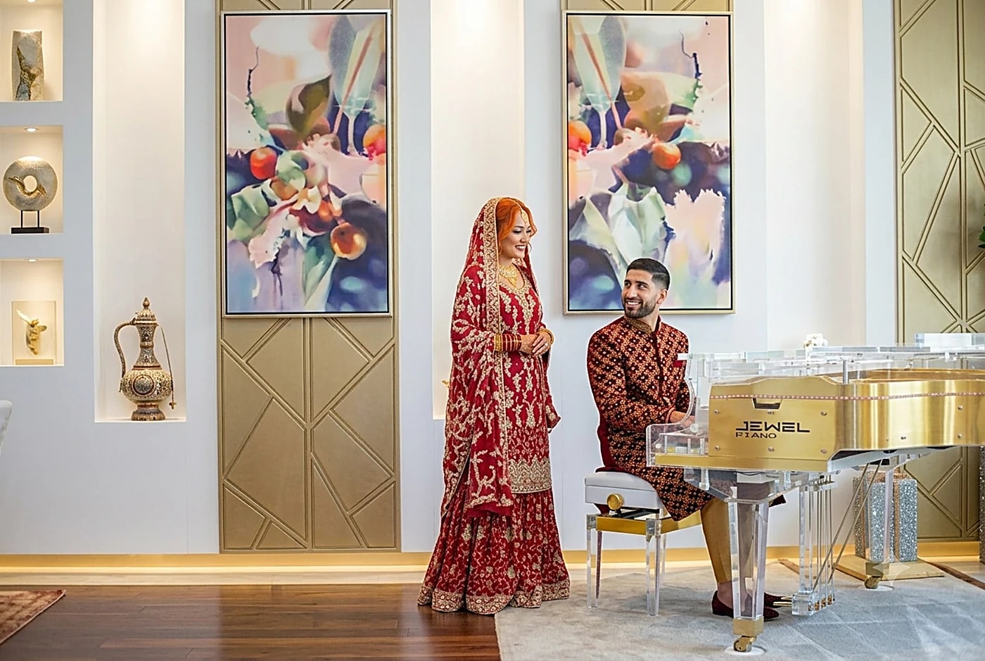Wedding photography in Dubai by Evered Studios — elegant cinematic frame